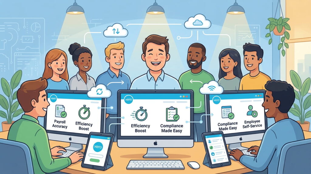 Cloud payroll services enhance accuracy, efficiency, compliance, and employee self-service for SMEs