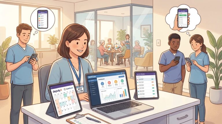 NDIS Rostering Software in Australia: Choosing the Right Tool for Providers