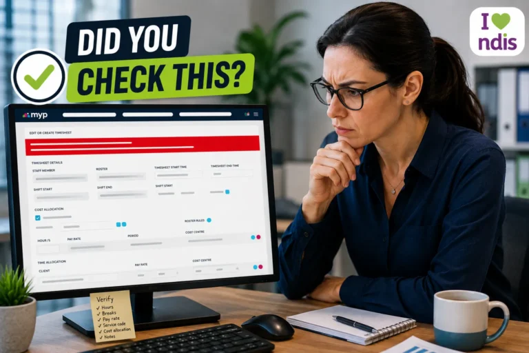 How NDIS Providers Should Verify Support-Worker Timesheets